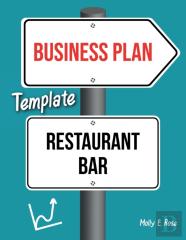 Business Plan Template Restaurant Bar
