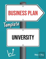 Business Plan Template University