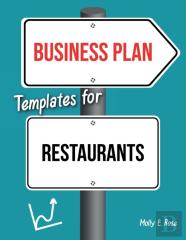 Business Plan Templates For Restaurants