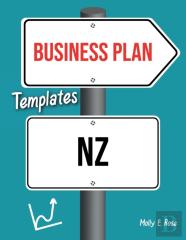Business Plan Templates Nz