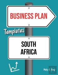Business Plan Templates South Africa