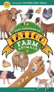 Busy Barnyard Of Tattoo Farm Animals