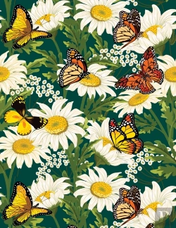 Bertrand.pt - Butterflies And Daisies Journal