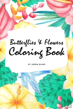 Bertrand.pt - Butterflies And Flowers Coloring Book For Children (6x9 Coloring Book / Activity Book)