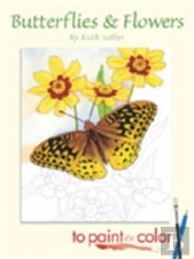 Butterflies And Flowers To Paint Or Color
