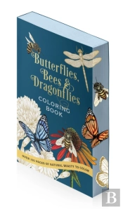 Butterflies, Bees & Dragonflies Coloring Book