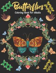 Butterflies Coloring Book For Adults