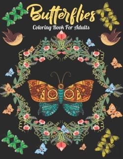 Bertrand.pt - Butterflies Coloring Book For Adults