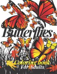 Butterflies Coloring Book For Adults