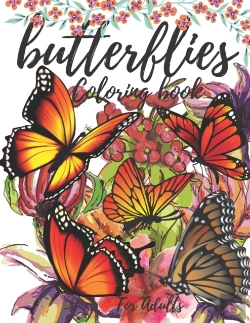 Bertrand.pt - Butterflies Coloring Book For Adults