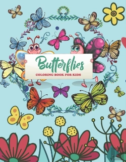 Bertrand.pt - Butterflies Coloring Book For Kids