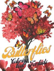 Butterflies Coloring Book For Kids