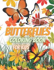 Butterflies Coloring Book For Kids