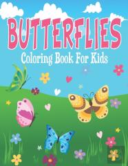 Butterflies Coloring Book For Kids