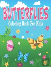 Butterflies Coloring Book For Kids