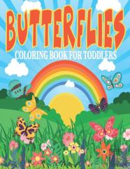 Butterflies Coloring Book For Toddlers