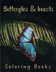 Butterflies & Insects Coloring Books