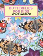 Butterflies For Kids Coloring Book