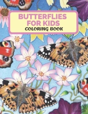 Butterflies For Kids Coloring Book