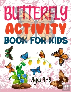 Bertrand.pt - Butterfly Activity Book For Kids Ages 4-8