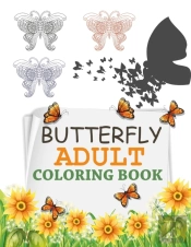 Butterfly Adult Coloring Book