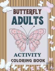 Butterfly Adults Activity Coloring Book