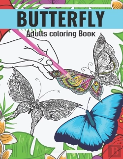 Bertrand.pt - Butterfly Adults Coloring Book