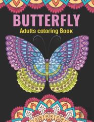Butterfly Adults Coloring Book