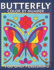 Butterfly Color By Number For Kids