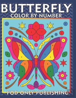 Bertrand.pt - Butterfly Color By Number For Kids