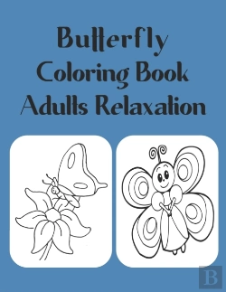 Bertrand.pt - Butterfly Coloring Book Adults Relaxation
