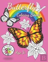 Butterfly Coloring Book Ages 3+