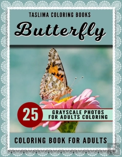 Bertrand.pt - Butterfly Coloring Book For Adults