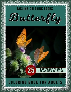 Bertrand.pt - Butterfly Coloring Book For Adults