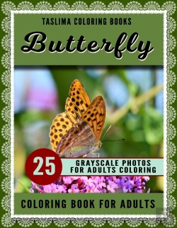 Bertrand.pt - Butterfly Coloring Book For Adults