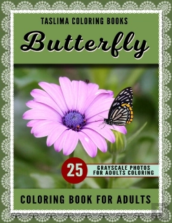 Bertrand.pt - Butterfly Coloring Book For Adults