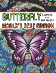 Butterfly Coloring Book For Adults World'S Best Edition