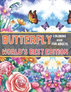 Bertrand.pt - Butterfly Coloring Book For Adults World'S Best Edition
