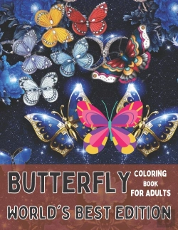 Bertrand.pt - Butterfly Coloring Book For Adults World'S Best Edition