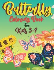 Butterfly Coloring Book For Kids 3-7