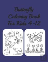 Butterfly Coloring Book For Kids 4-12