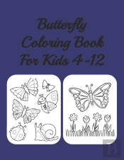 Butterfly Coloring Book For Kids 4-12