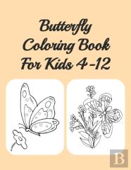 Butterfly Coloring Book For Kids 4-12