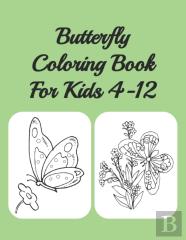 Butterfly Coloring Book For Kids 4-12