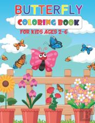 Butterfly Coloring Book For Kids Ages 2-6