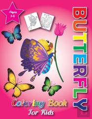 Butterfly Coloring Book For Kids Ages 3-6