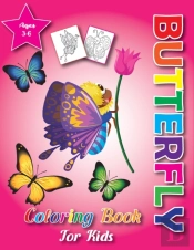 Butterfly Coloring Book For Kids Ages 3-6