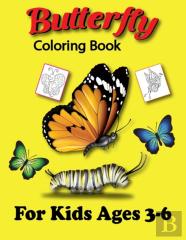 Butterfly Coloring Book For Kids Ages 3-6