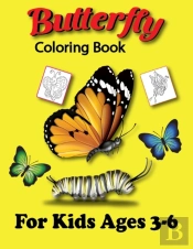 Butterfly Coloring Book For Kids Ages 3-6
