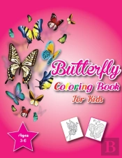 Butterfly Coloring Book For Kids Ages 3-6